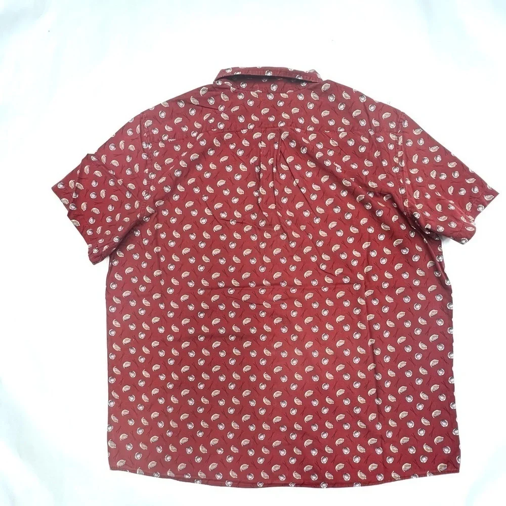 ROWN XL MENS Short Sleeve Casual Button Down - Picture 4 of 6